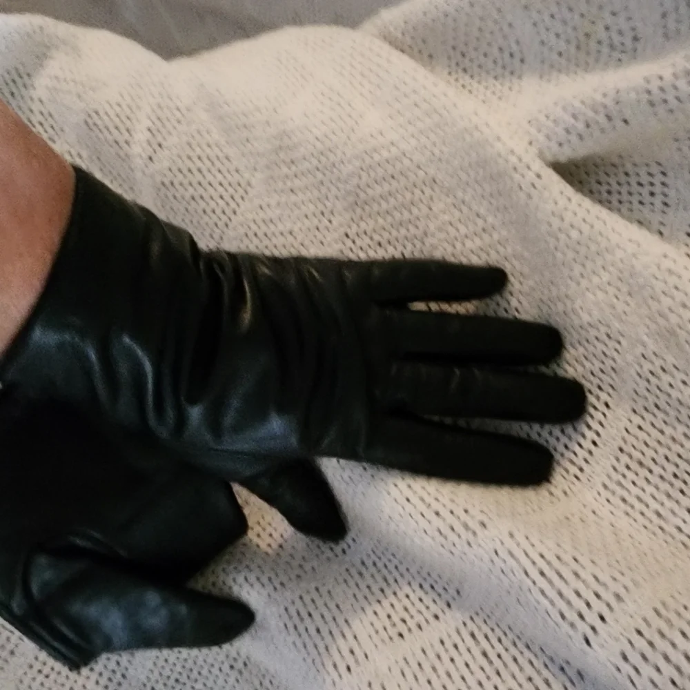 Stay Cosy lined leather ‎ gloves 6.5